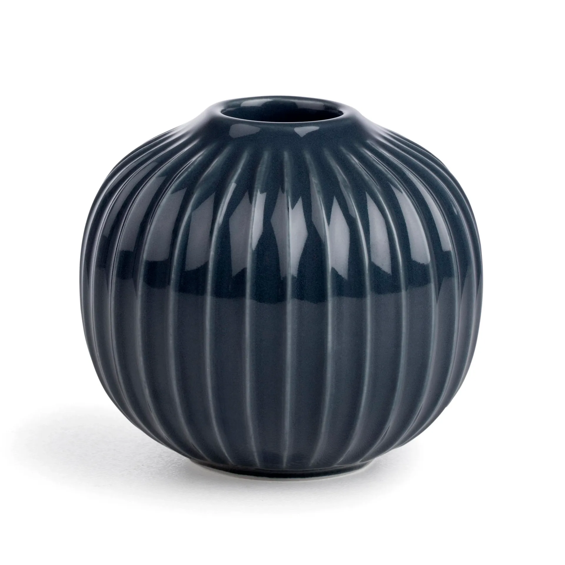 Hammershøi kynttilänjalka keskikokoinen, antrasiitinharmaa Kähler