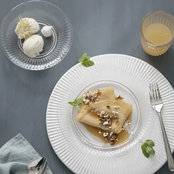 Hammershøi lasilautanen Ø 17 cm - kirkas - Kähler