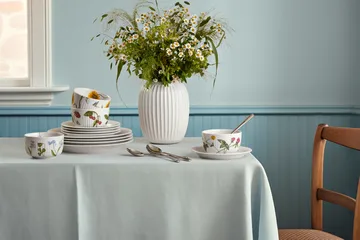 Hammershøi maljakko - Valkoinen, keskikokoinen 21 cm - Kähler