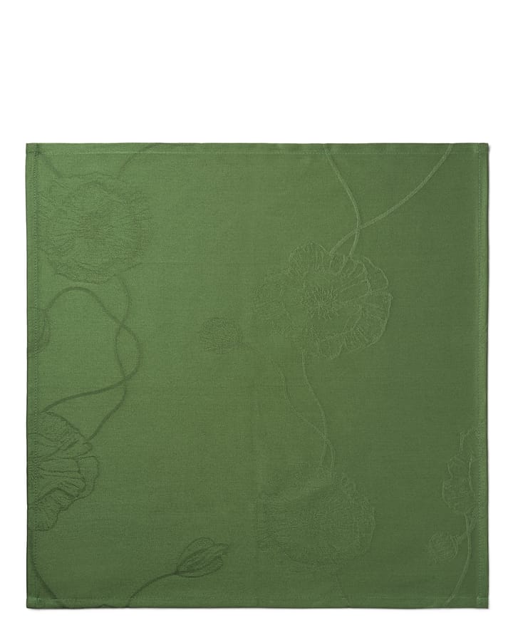 Hammershøi Poppy -kangaslautasliina 45 x 45 cm 4-pakkaus - Vihreä - Kähler