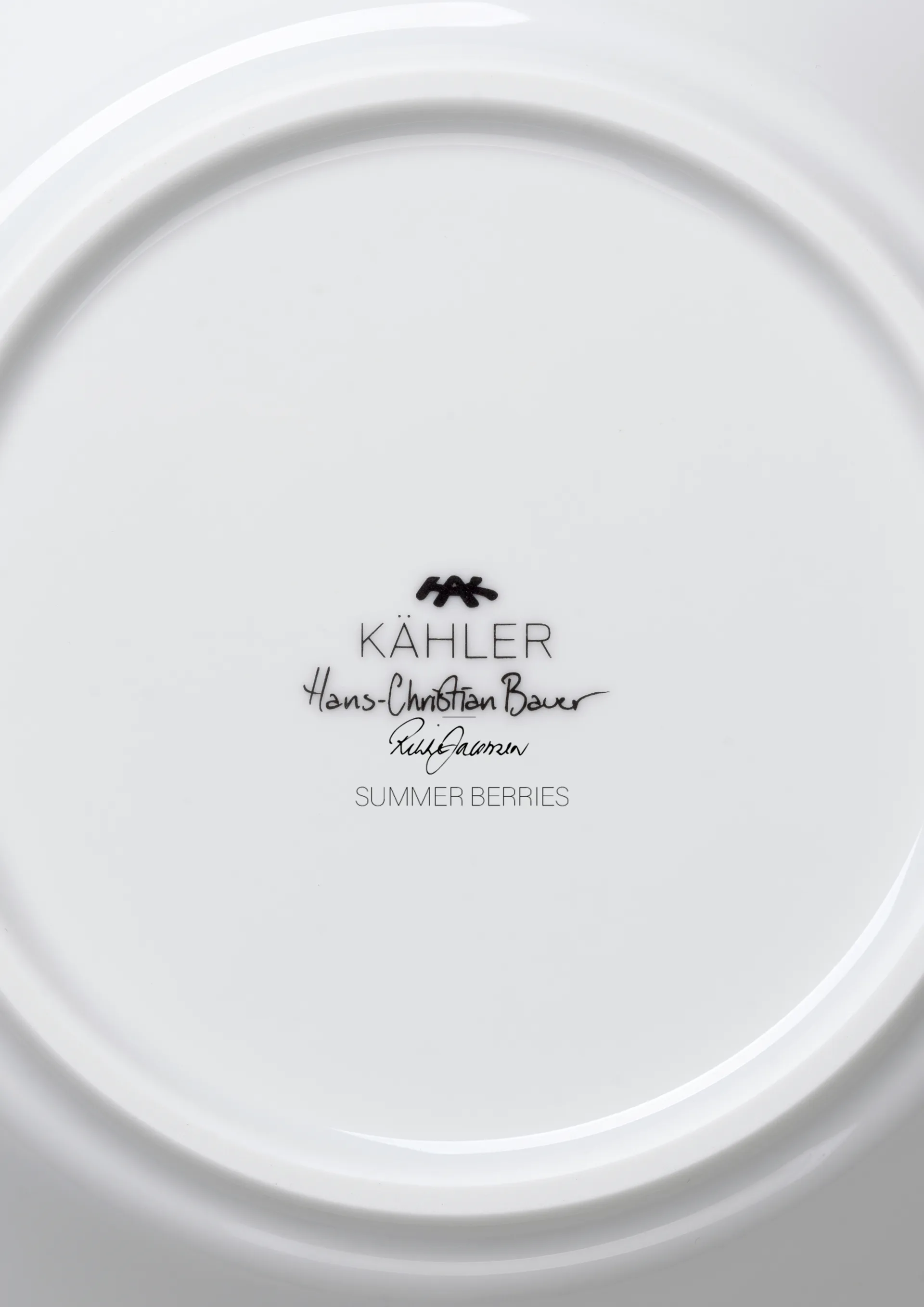 Hammershøi Summer syvä lautanen Ø21 cm, Kesämarjat Kähler