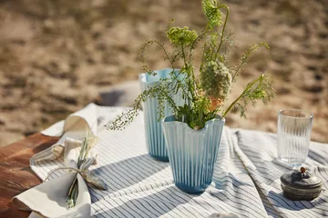 Hammershøi vaasi unfold - Sininen, 16,5 cm - Kähler