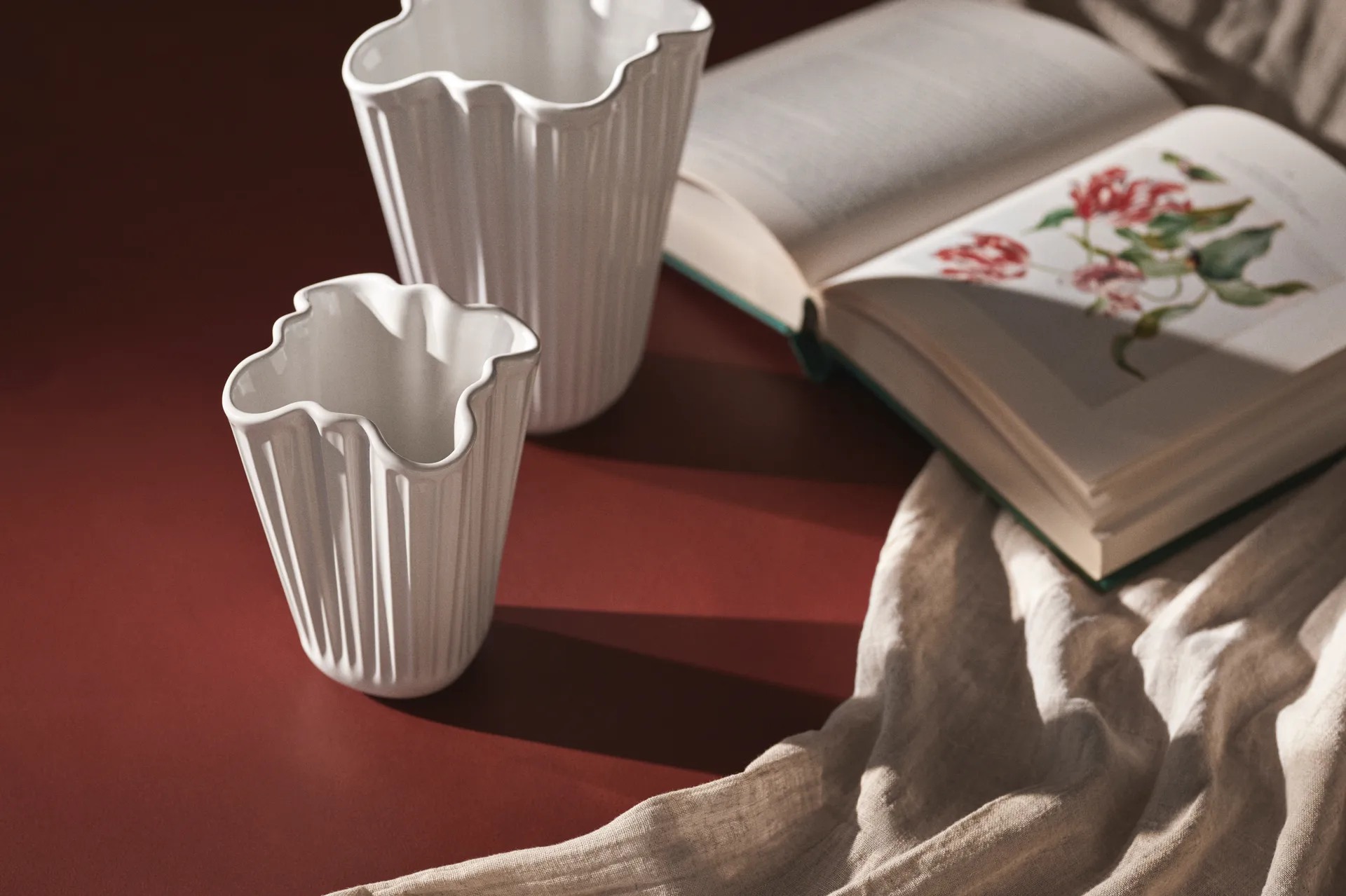 Hammershøi vaasi unfold, Valkoinen, 16,5 cm Kähler