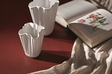 Hammershøi vaasi unfold - Valkoinen, 16,5 cm - Kähler