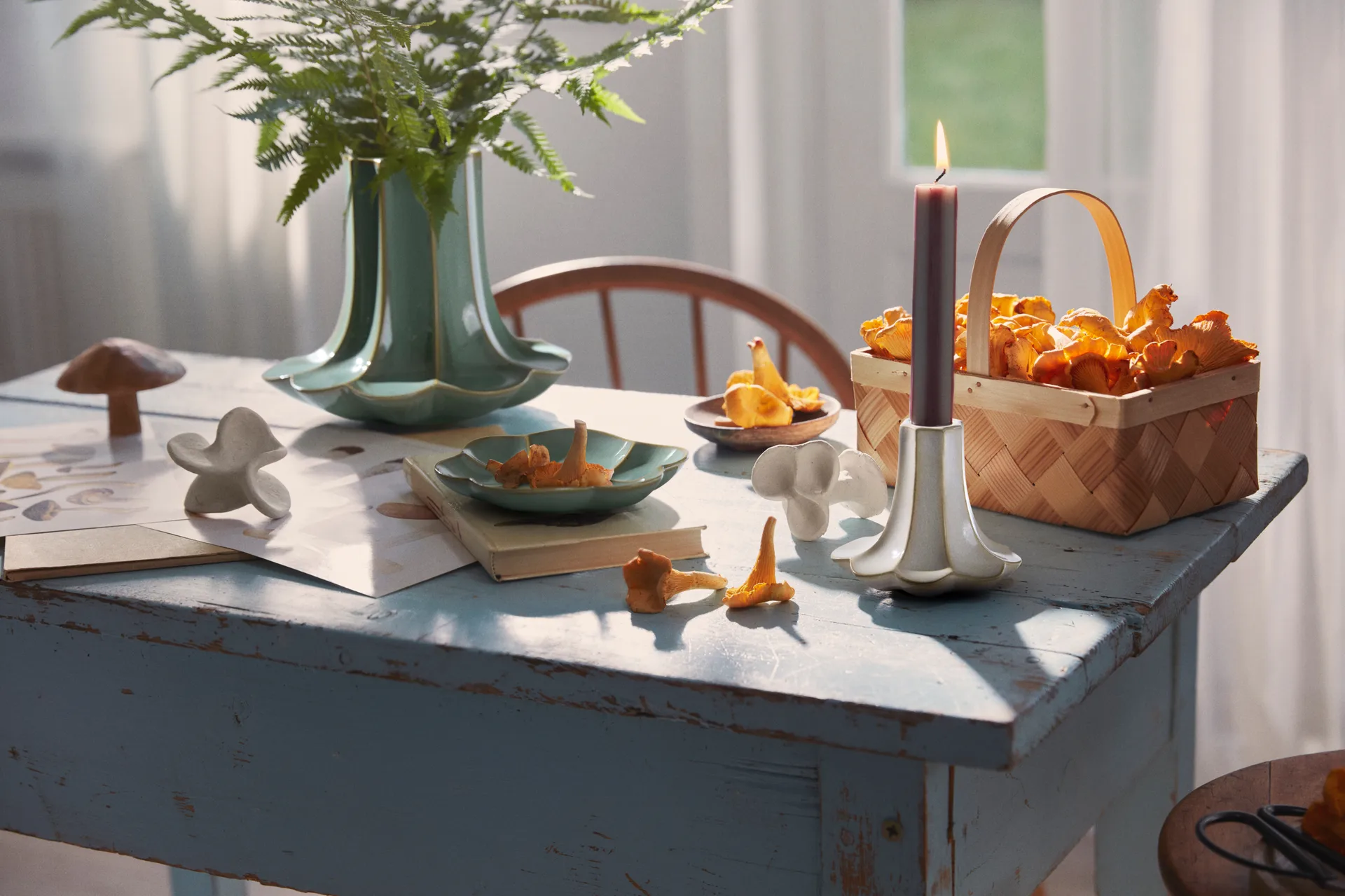 Kantarelli kulho, Sininen, Ø14,5 cm Kähler