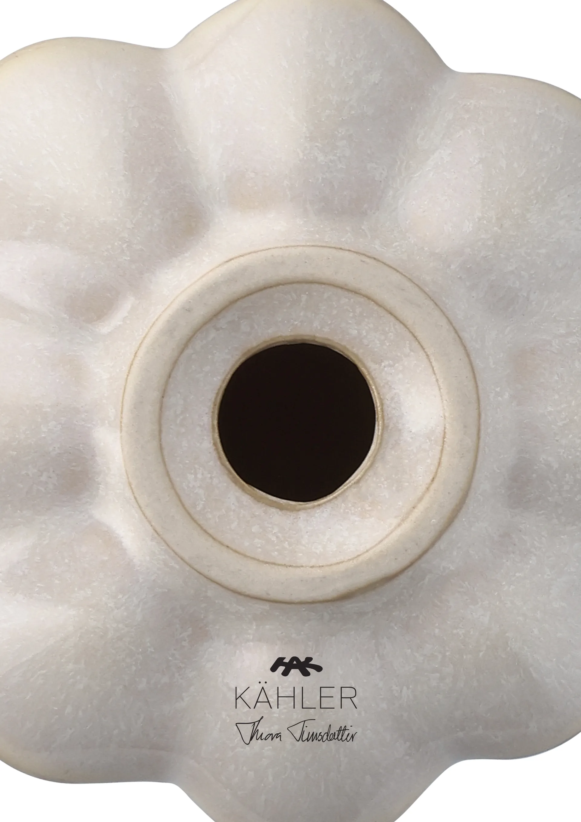 Kantarelli kynttilänjalka, Hiekka, 10 cm Kähler