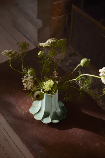 Kanttarelli maljakko - Vihreä, 20,5 cm - Kähler