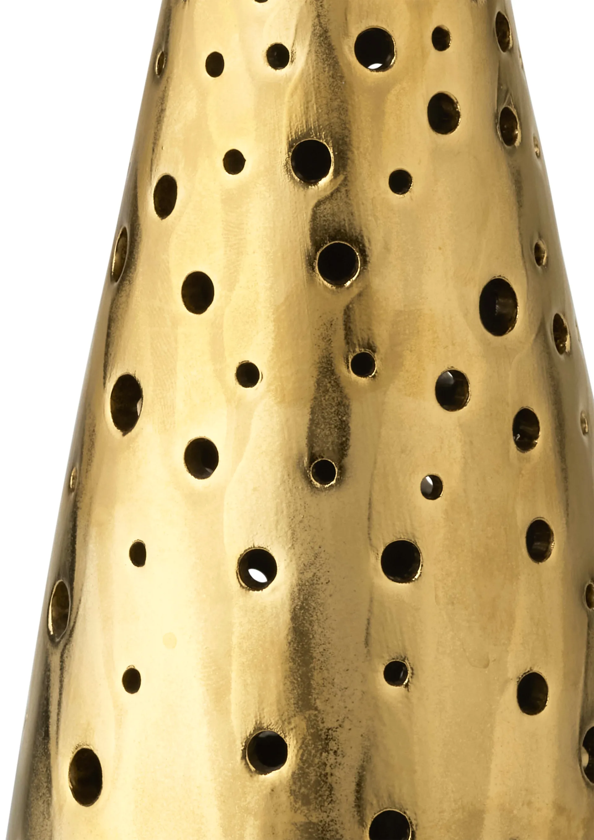 Nobili kynttilänjalka iso, Kulta-valkoinen Kähler