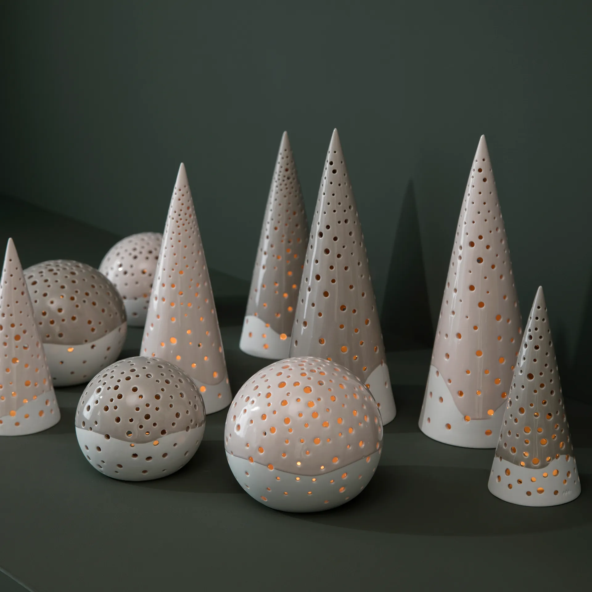 Nobili kynttilänjalka iso, Nude Kähler