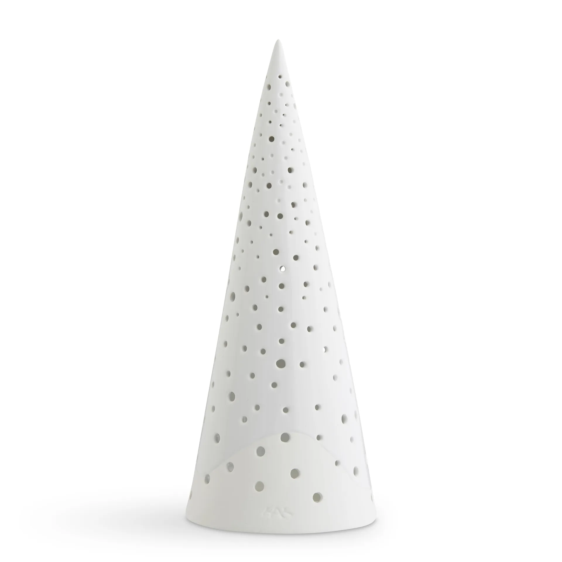 Nobili kynttilänjalka iso, snow white Kähler