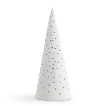 Nobili kynttilänjalka iso - snow white - Kähler