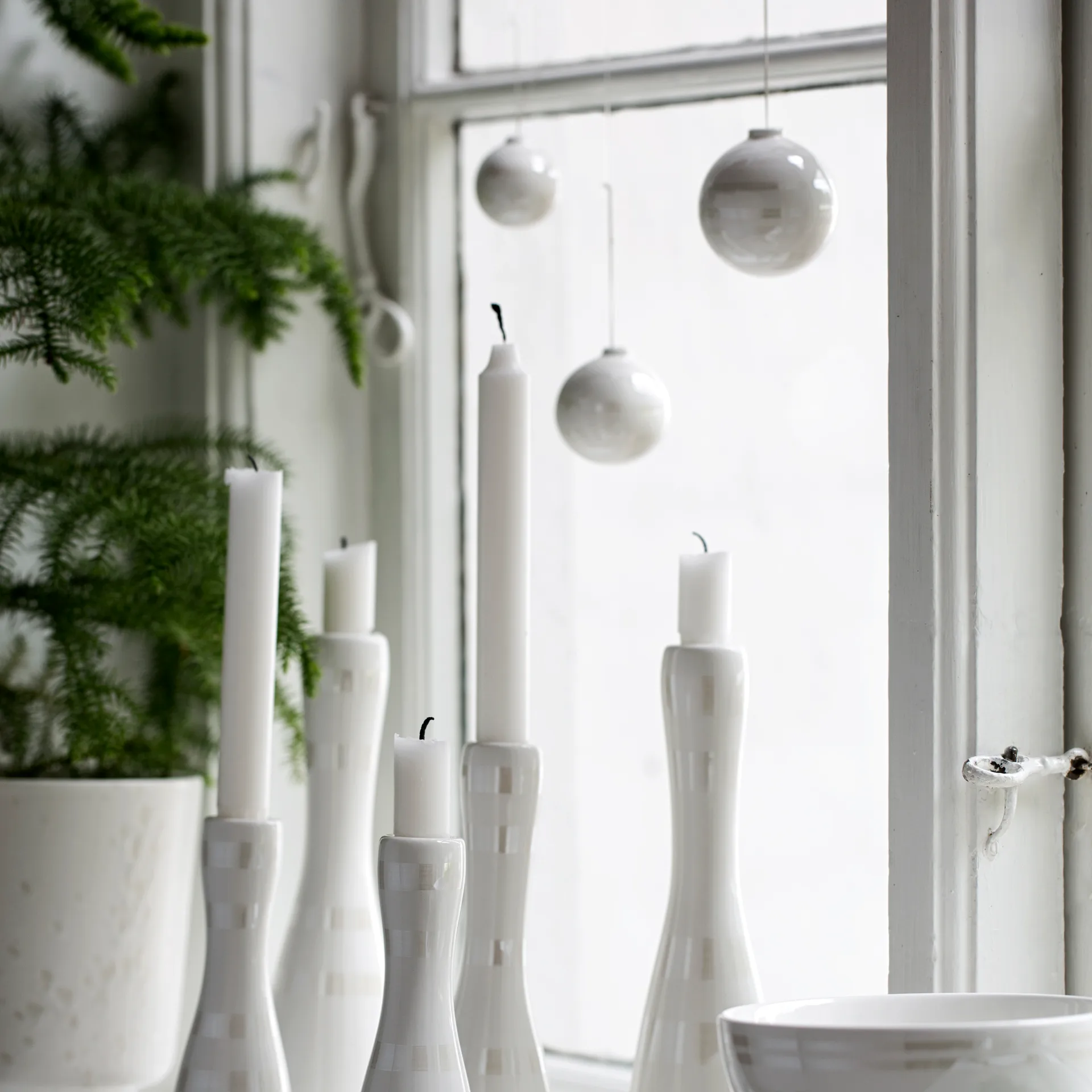 Omaggio joulupallot 3 kpl, helmiäinen Kähler