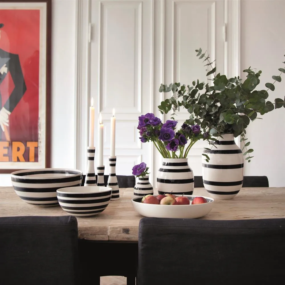 Omaggio kulho iso, musta Kähler