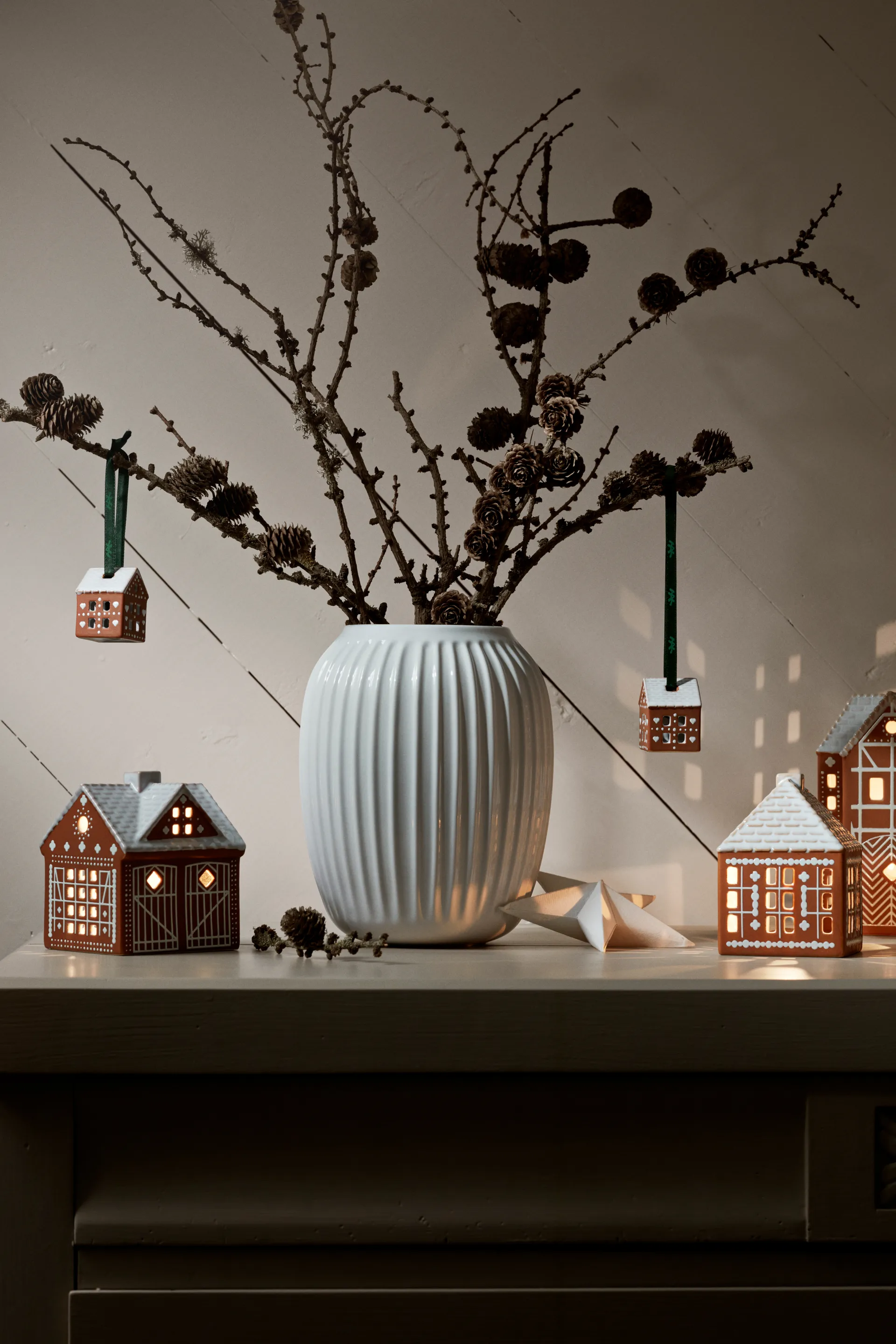 Piparkakku joulukoriste 5 cm 2-pack, Ruskea Kähler