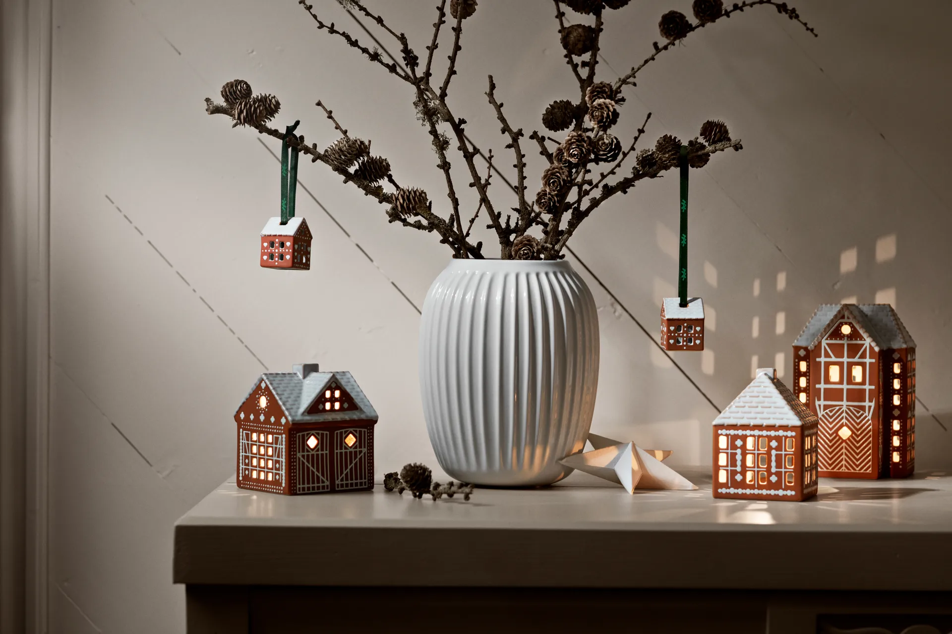 Piparkakku joulukoriste 5 cm 2-pack, Ruskea Kähler