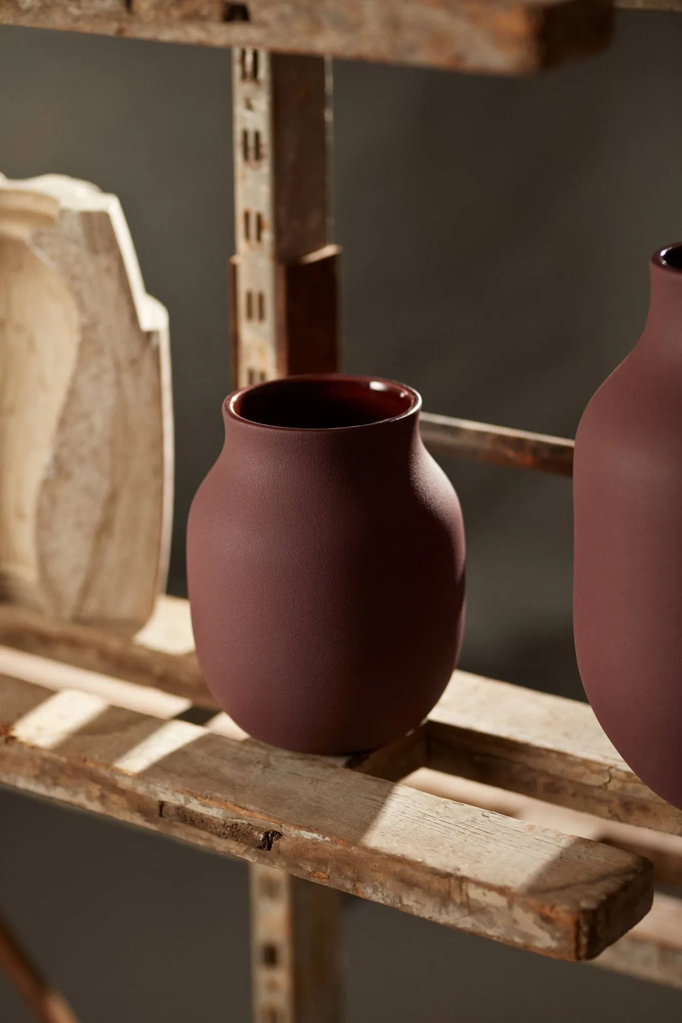 Studio Omaggio maljakko, Bordeaux, 20 cm Kähler