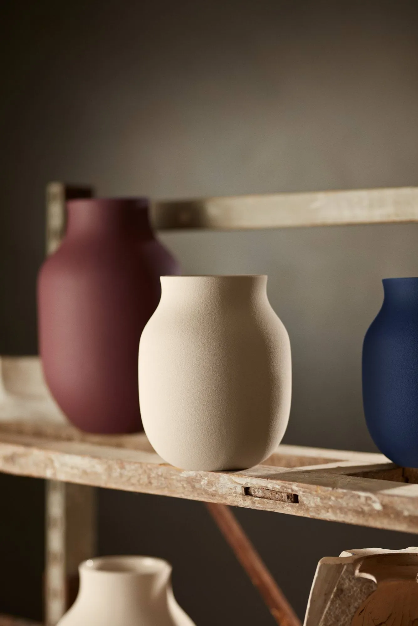 Studio Omaggio maljakko, Bordeaux, 31 cm Kähler