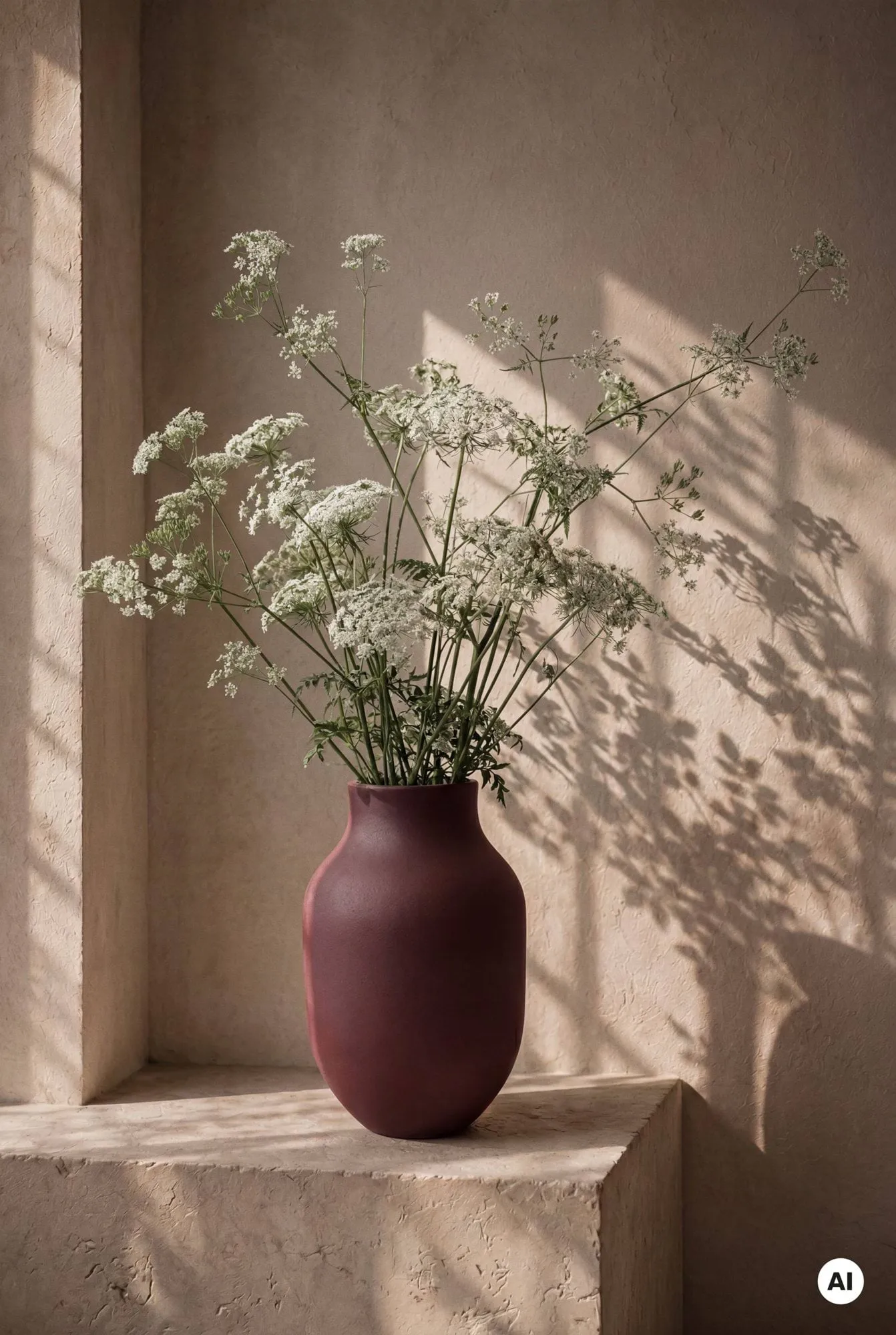Studio Omaggio maljakko, Bordeaux, 31 cm Kähler