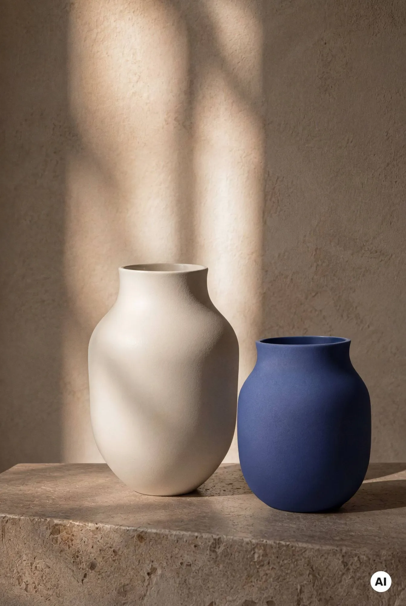 Studio Omaggio maljakko, Sininen, 20 cm Kähler