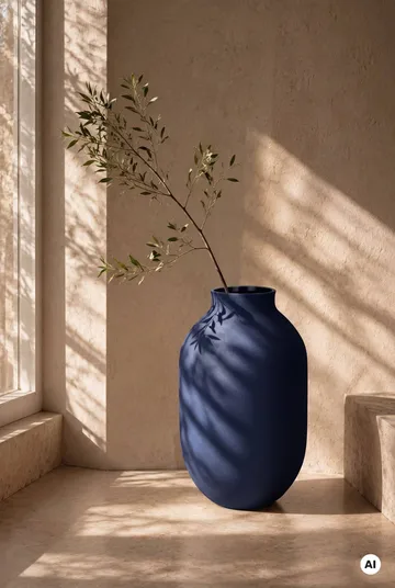 Studio Omaggio maljakko - Sininen, 50 cm - Kähler
