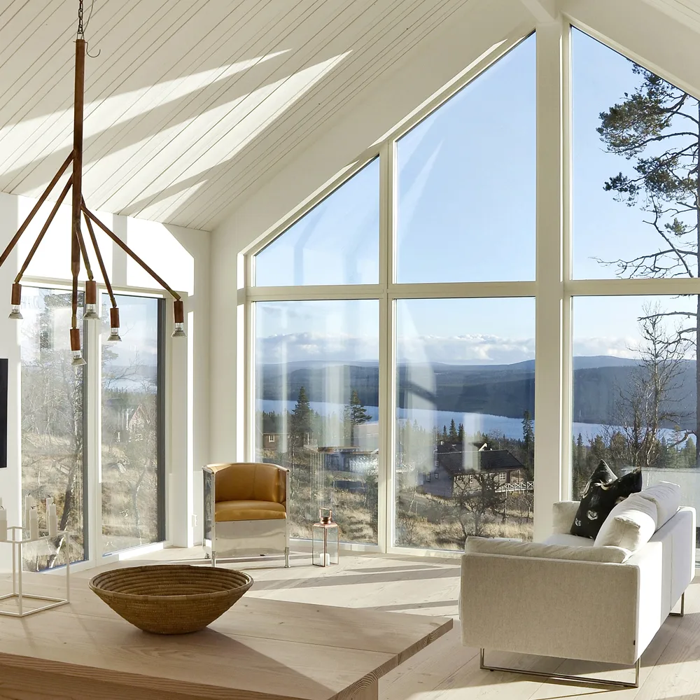 Alumiininen nojatuoli kiillotettu, Nahka Tärnsjö natur-puujalava Källemo