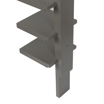 Pilaster seinähylly - Harmaaksi petsattu - Källemo