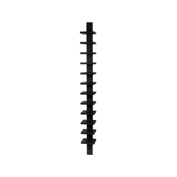 Pilaster seinähylly - Musta petsattu - Källemo