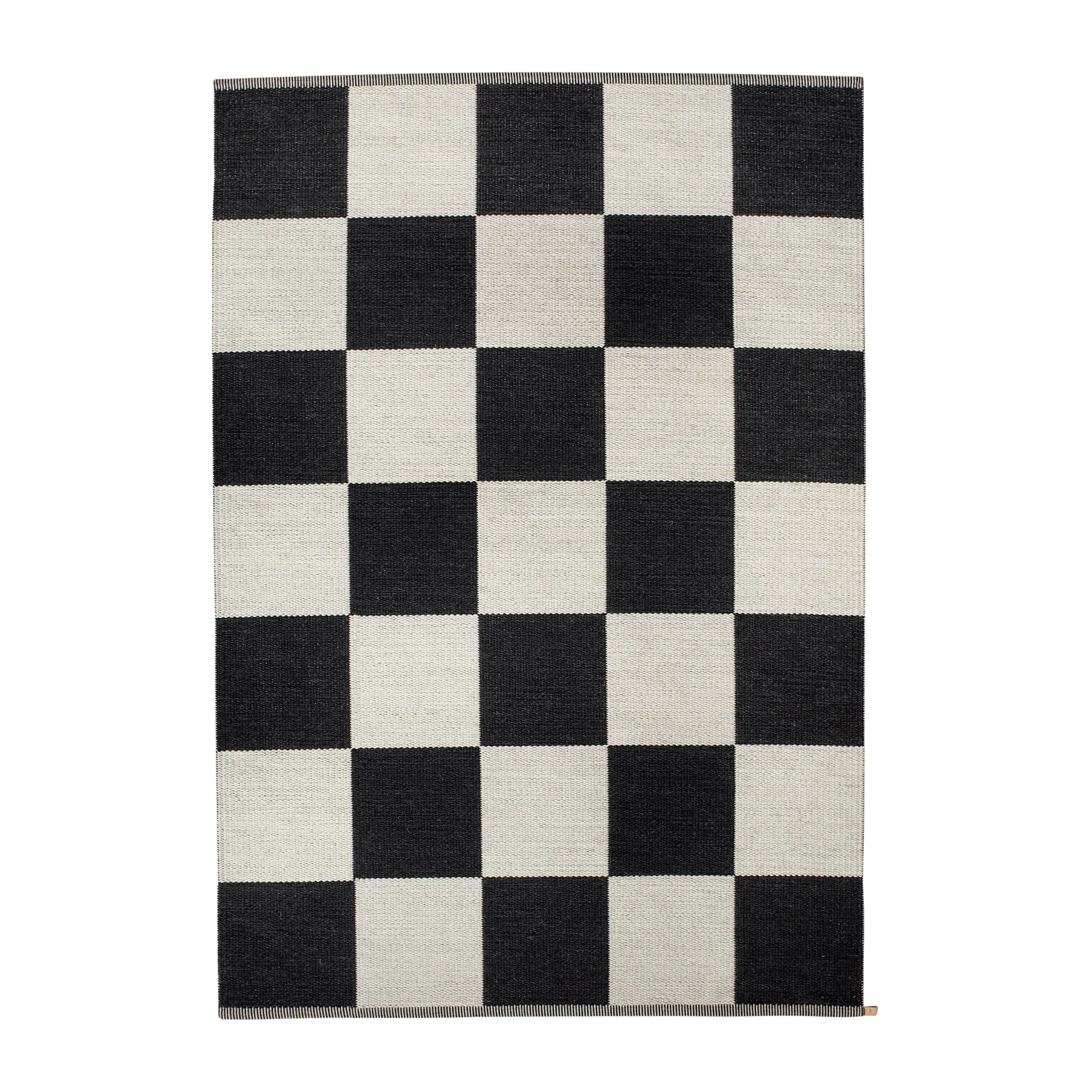 Checkerboard Icon matto 200x300 cm, Midnight black Kasthall