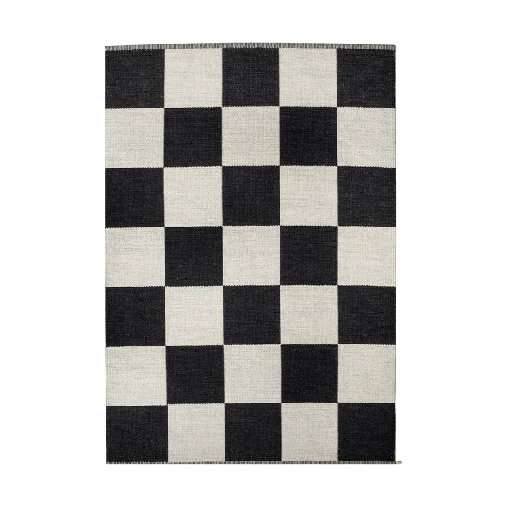 Checkerboard Icon matto - 554 Midnight black, 200x300 cm - Kasthall