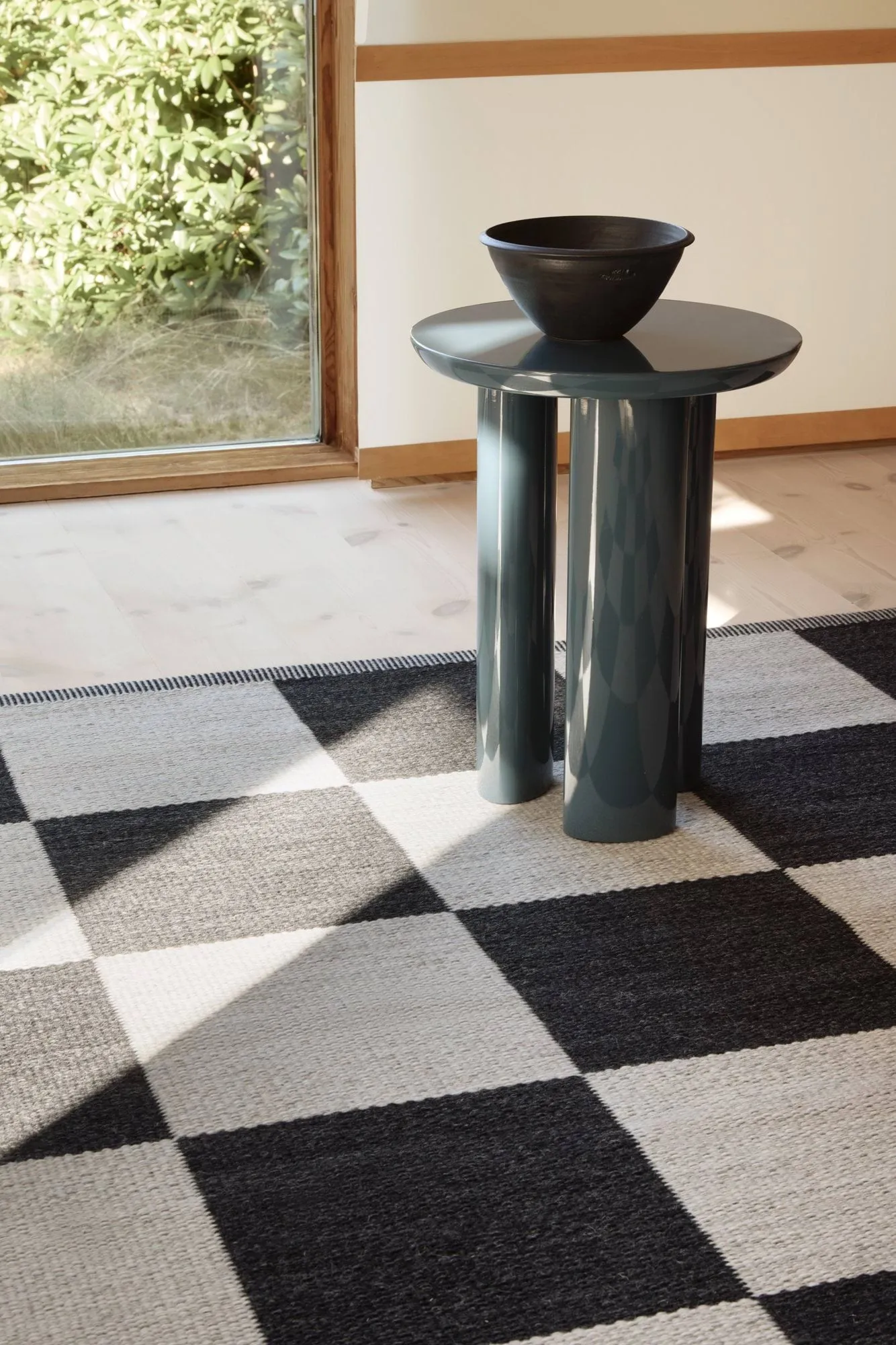 Checkerboard Icon matto, 554 Midnight black, 200x300 cm Kasthall
