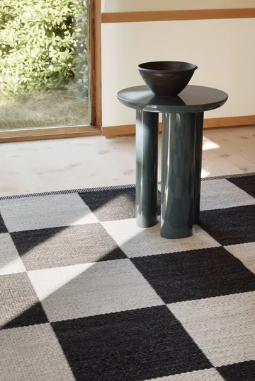 Checkerboard Icon matto - 554 Midnight black, 200x300 cm - Kasthall