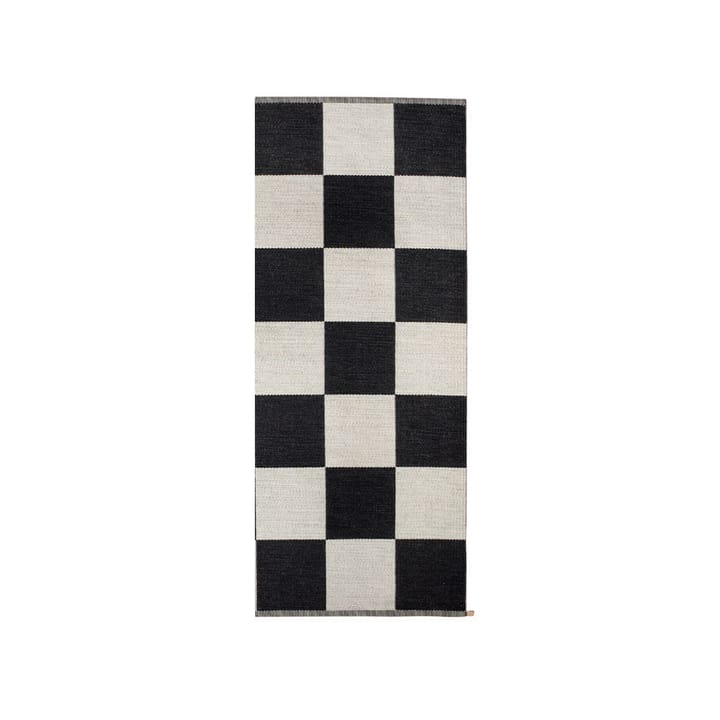 Checkerboard Icon matto 85x200 cm - Midnight black - Kasthall