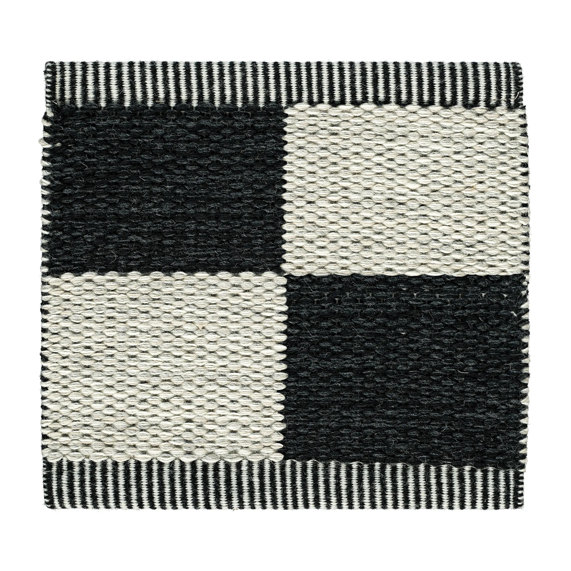 Checkerboard Icon matto 85x200 cm, Midnight black Kasthall
