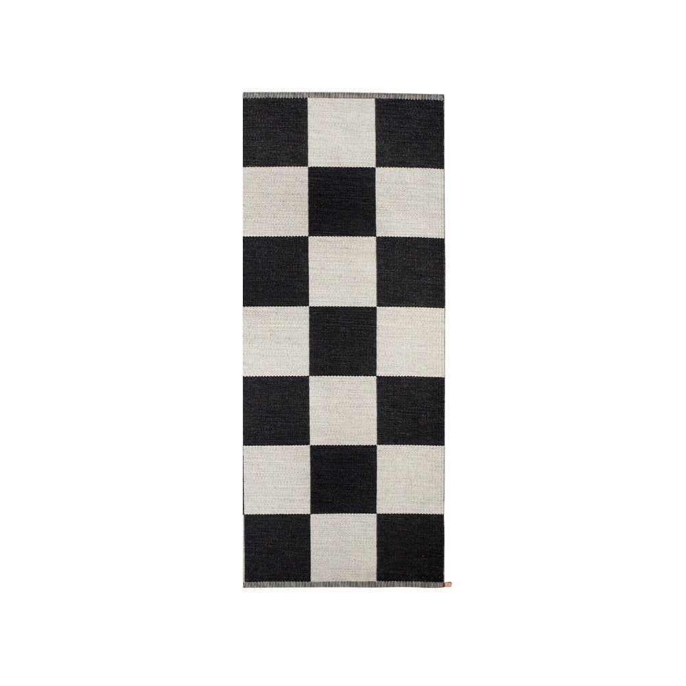 Kasthall Checkerboard Icon matto 85×200 cm Midnight black