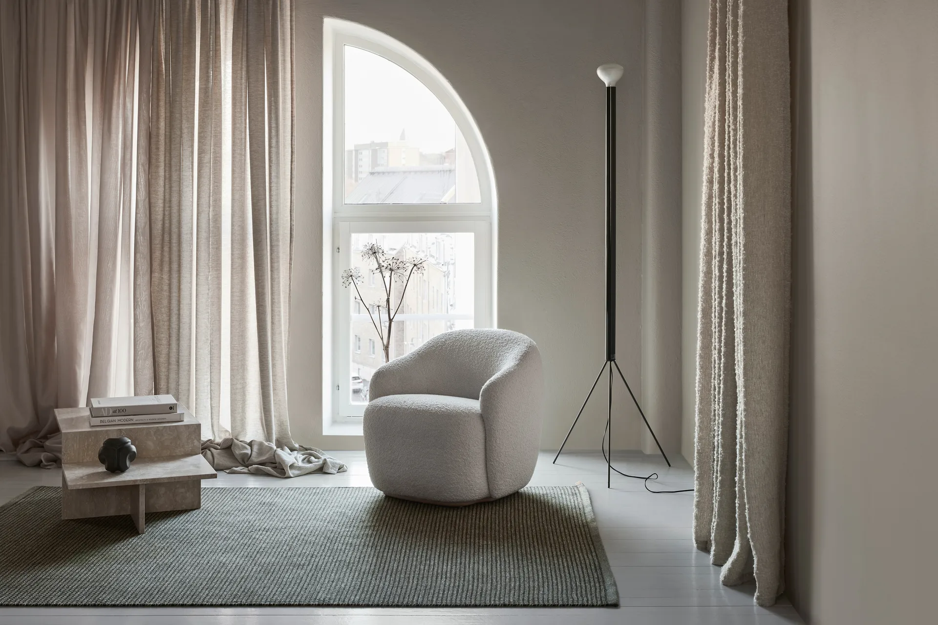 Dot Icon matto 170x240 cm, Raw Umber Kasthall