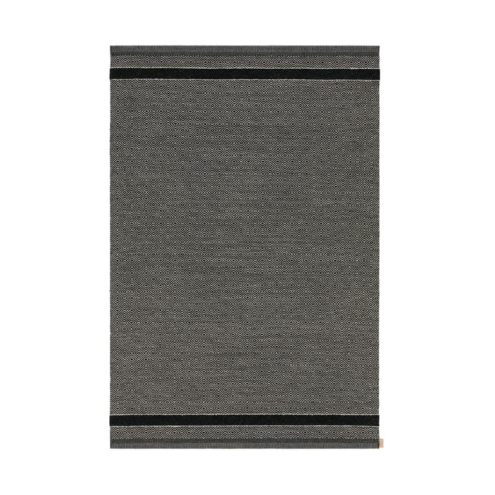 Goose Eye Anniversary matto - Musta sametti, 195x300 cm - Kasthall