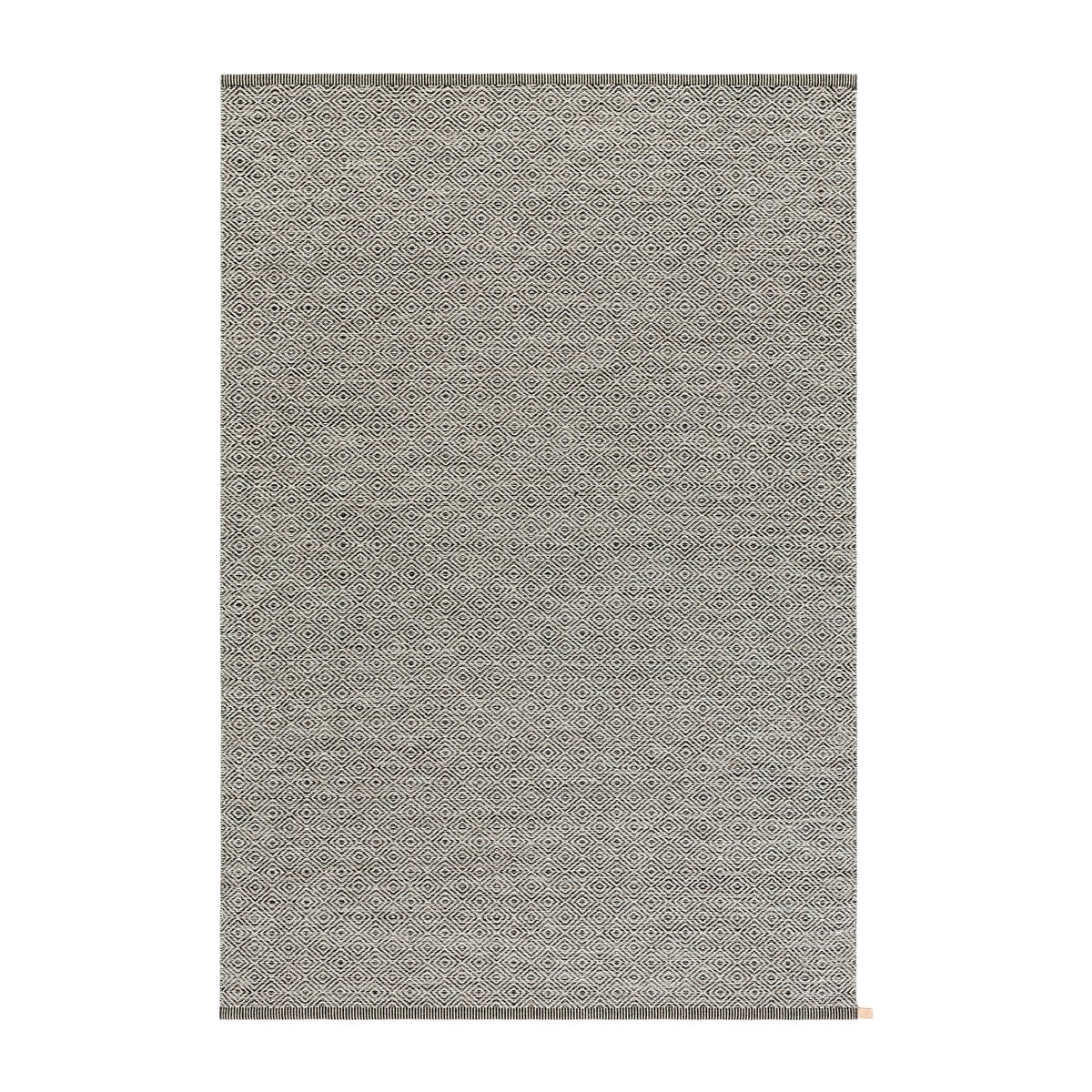 Kasthall Goose Eye Icon matto 160x240 cm Soho | Skandinaavinen Sisustus | Villamatot | Musta