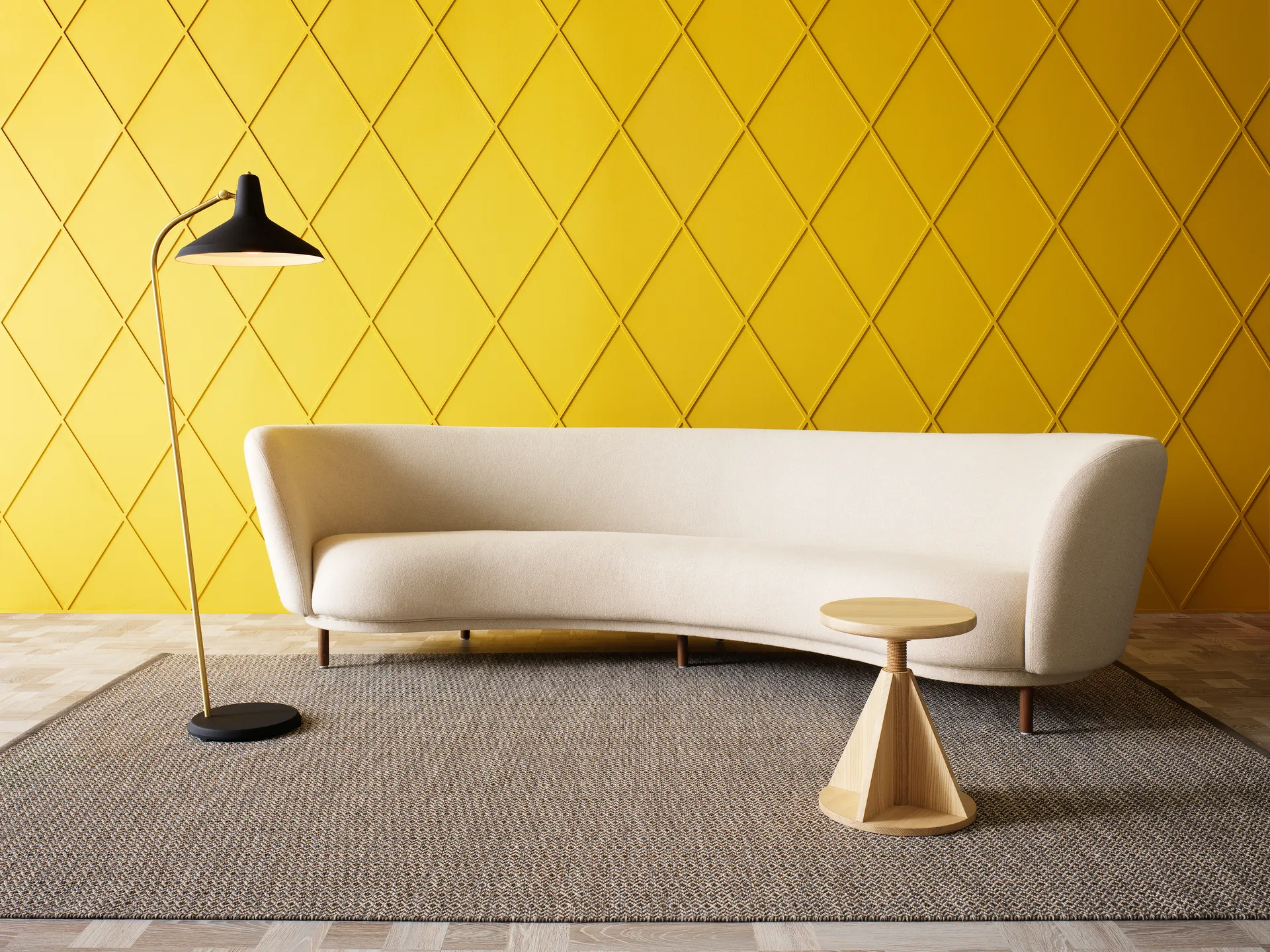 Ingrid Icon matto 160x240 cm, Brown Grey Kasthall