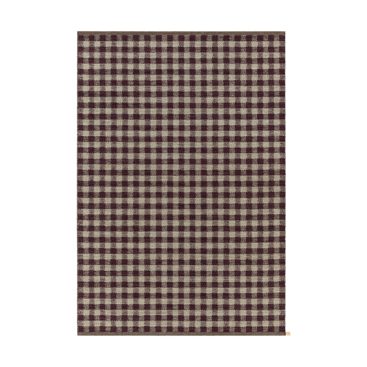 Kasthall Vichy matto 165x240 cm Cassis 681 | Skandinaavinen Sisustus | Ryijymatot & Nukkamatot | Ruskea