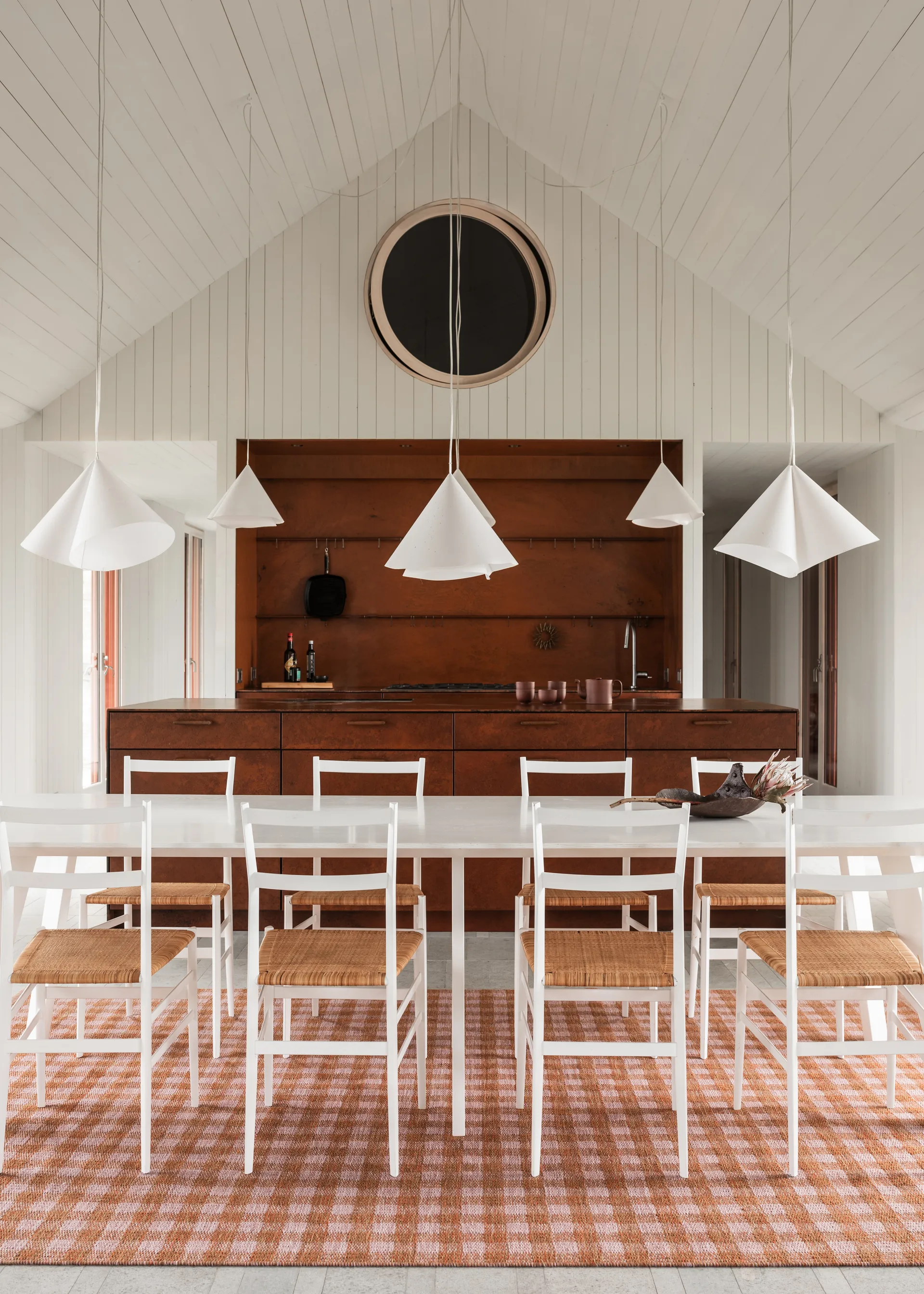 Vichy matto 195x300 cm, Pistachio 730 Kasthall