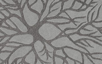 Birds nest, käsin kudottu matto Ø 220 cm - MD Grey - Kateha