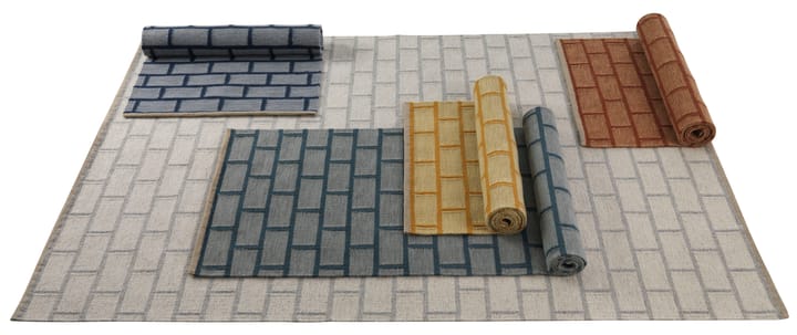 Brick käytävämatto - Light grey, 80 x 250 cm - Kateha