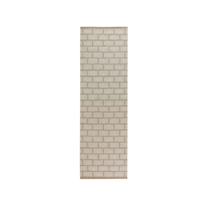 Brick käytävämatto - Light grey, 80 x 250 cm - Kateha