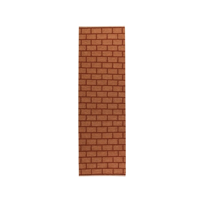 Brick käytävämatto - Rust, 80 x 250 cm - Kateha