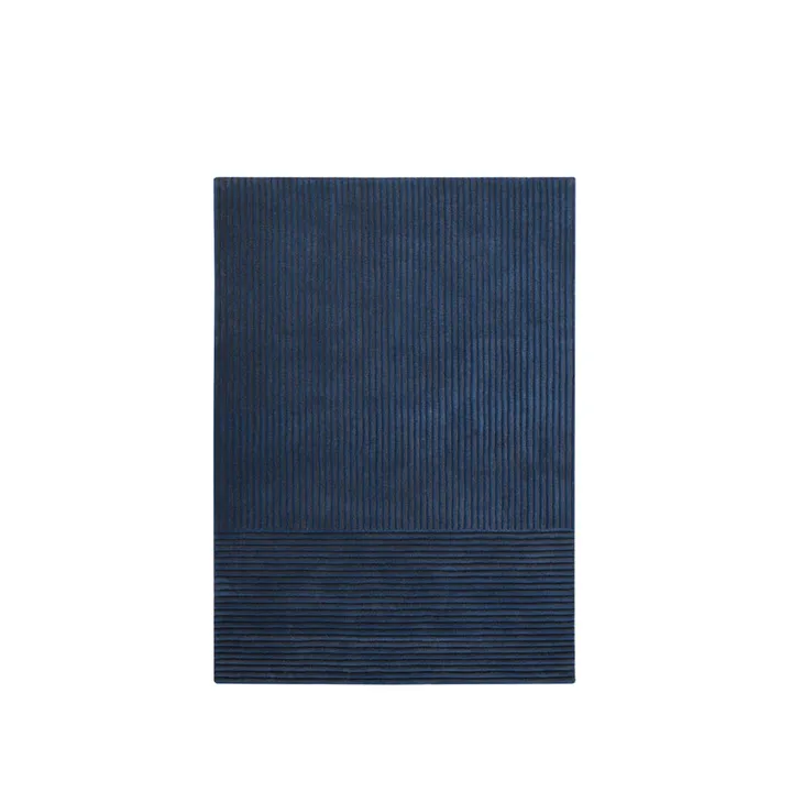 Dunes Straight -matto - Blue, 170x240 cm - Kateha