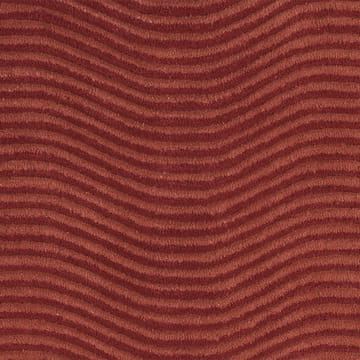 Dunes Wave -matto - Dusty red, 170 x 240 cm - Kateha