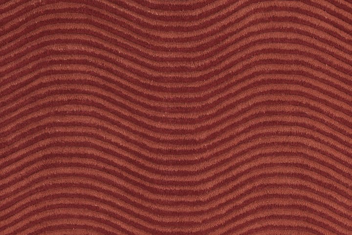 Dunes Wave -matto - Dusty red, 170 x 240 cm - Kateha