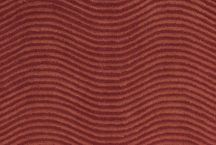 Dunes Wave -matto, Dusty red, 200 x 300 cm Kateha