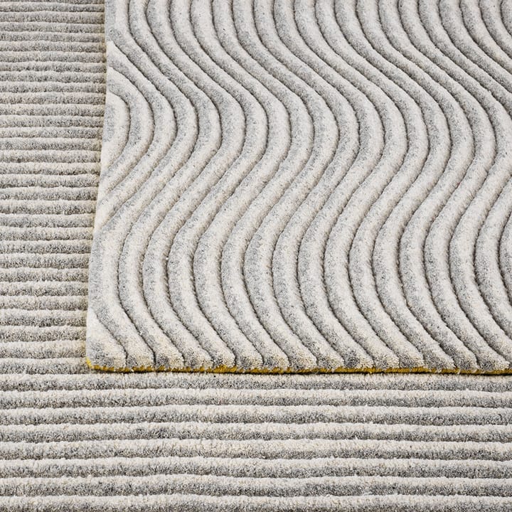 Dunes Wave -matto - Light grey, 170 x 240 cm - Kateha