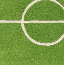 Football matto - vihreä 120x180 cm - Kateha
